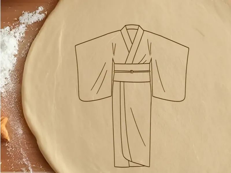 Japon Dress Kinomo Cookie Cutter, Biscuit Cutter