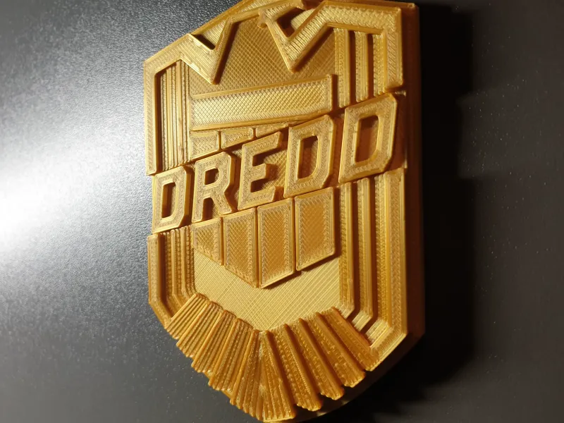 Judge Dredd Chest Badge Prop 2012 Movie Inspired