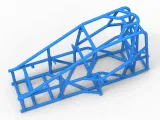 Frame of Three Quarter Midget Scale 1:25-2