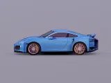 830 Tris Low poly Porsche Car-2
