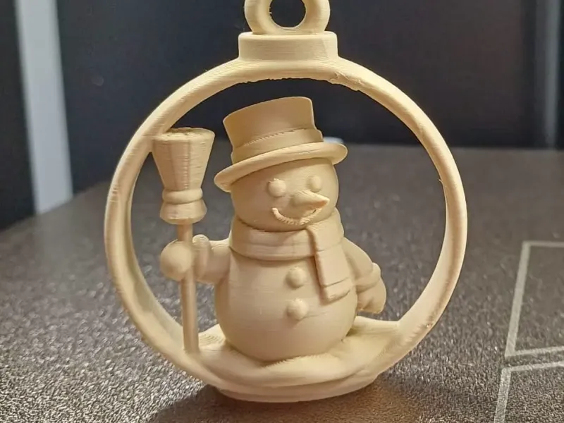 Enfeite do Alegre Boneco de Neve Frosty