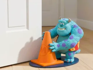 Door Blocker - Sully's Cone Security Figure