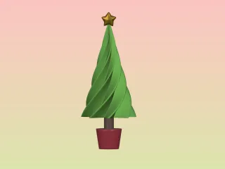Minimalist christmas tree