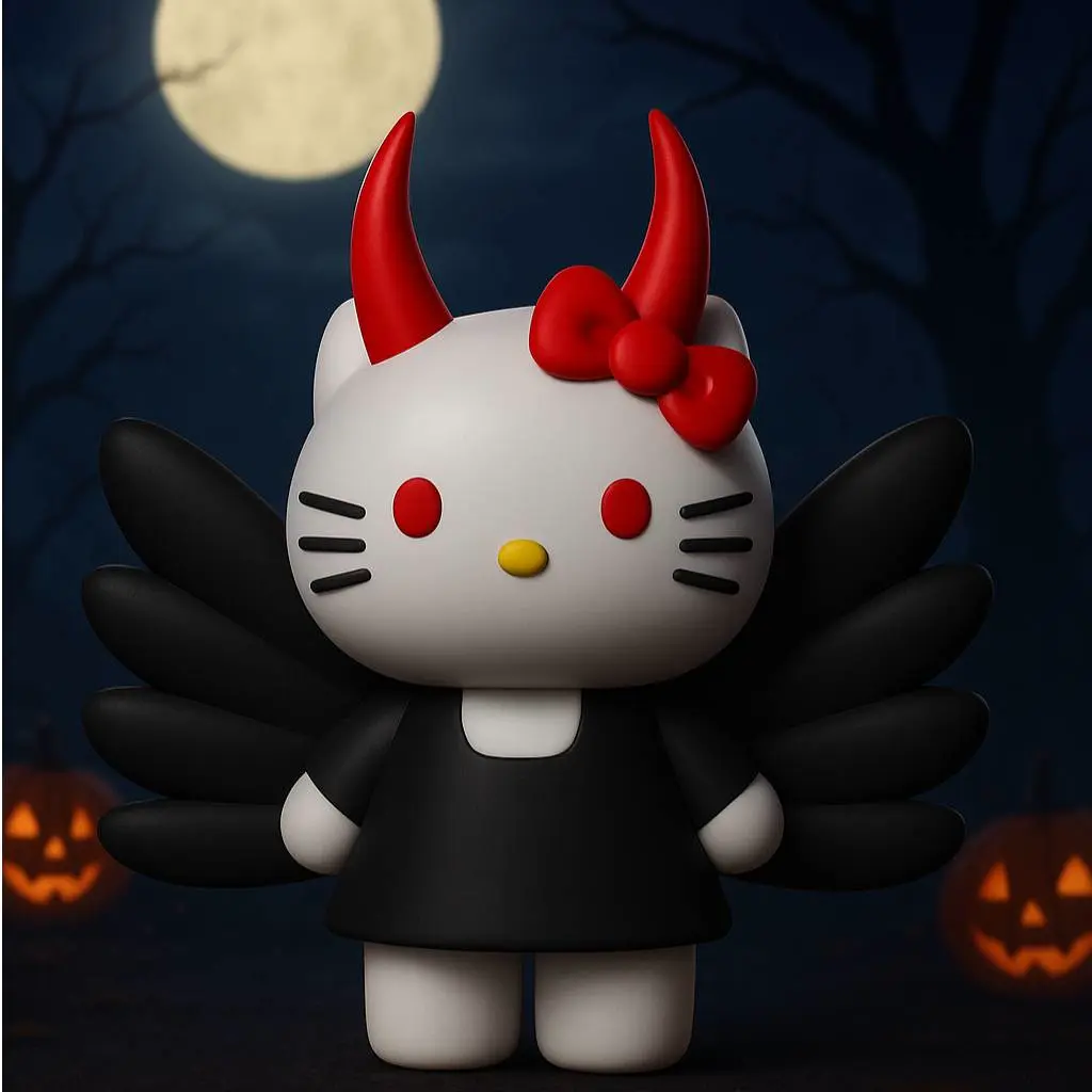 Halloween Evil Kitty