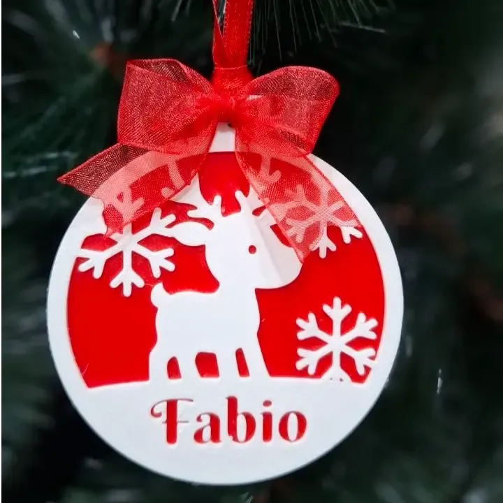 Christmas Tree Baby reindeer ornament
