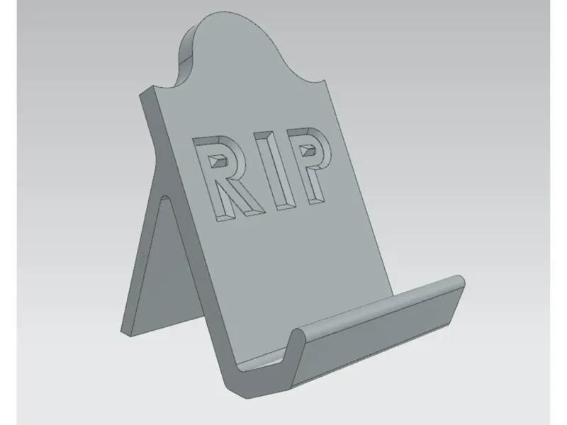 RIP tomb cellphone holder