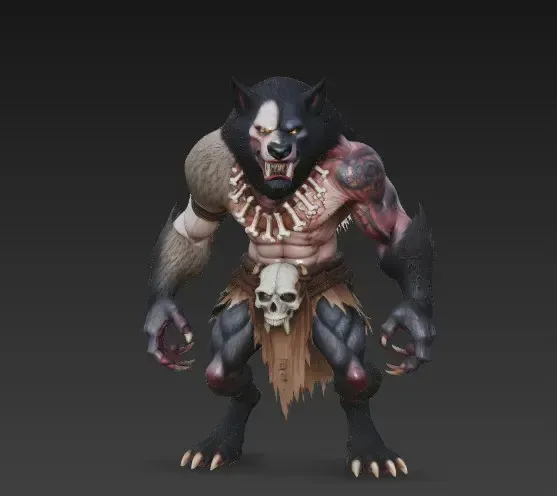 Vrchat Skinwalker Model Free Characters & Creatures STL Download - Skinwalker (Navajo-Legende ...