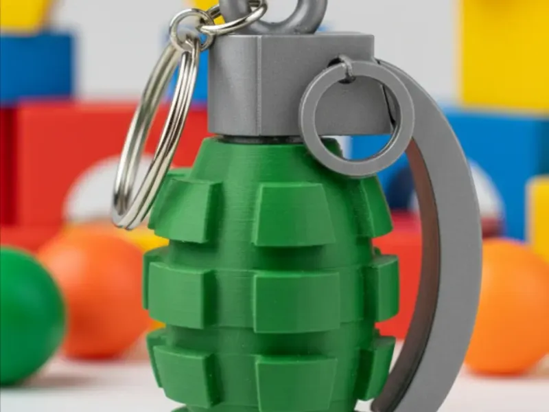 Grenade Keychain