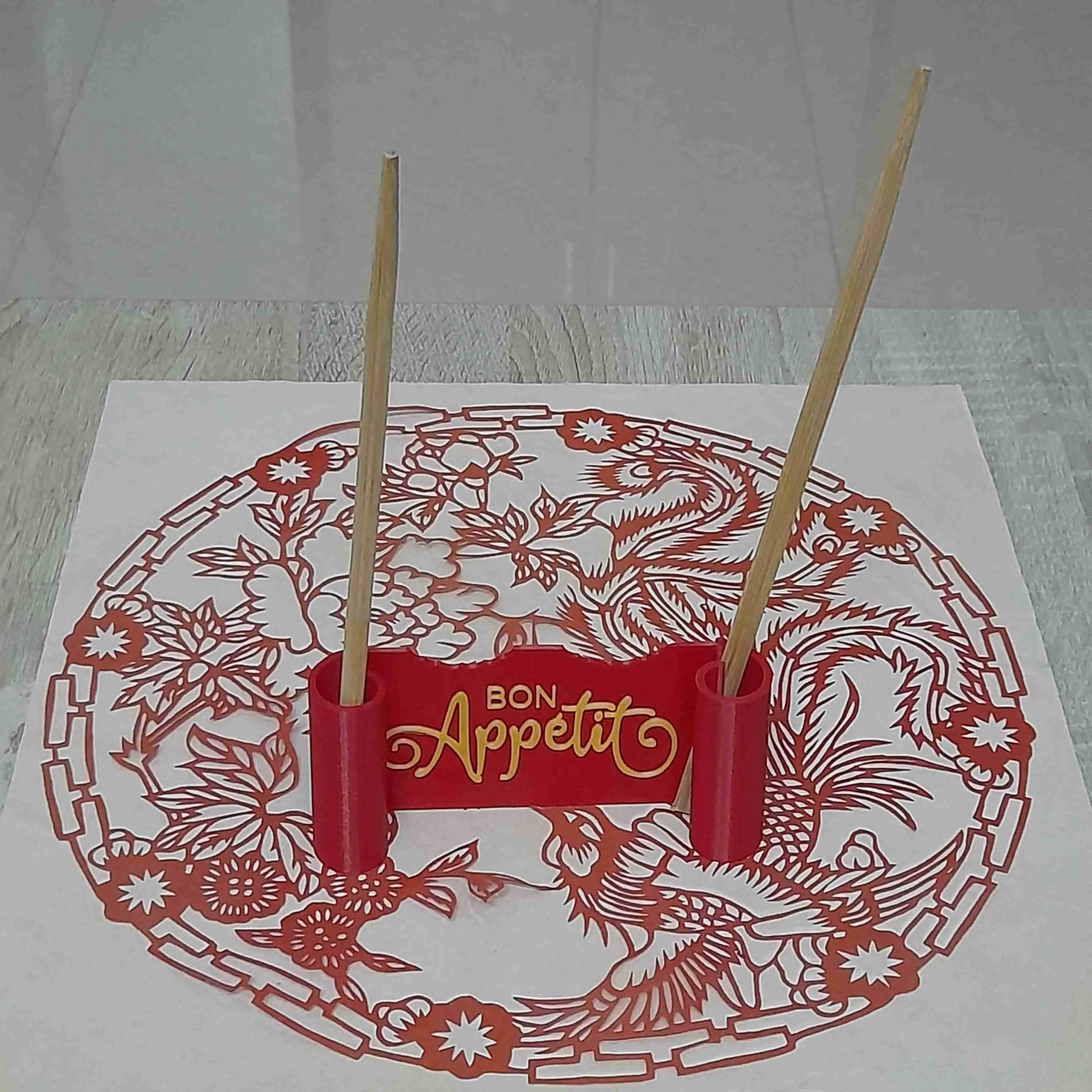 suporte de pauzinhos 3DP, com configurações 5 em um.