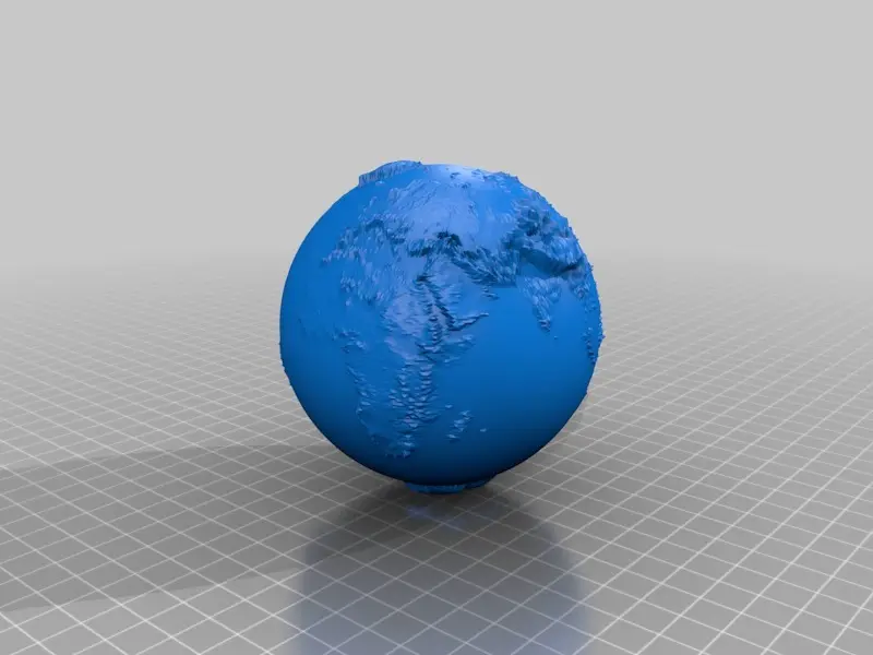 Earth Sea Relief Globe 