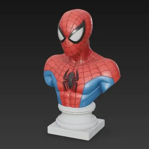 Escultura de Spiderman