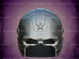 Red Guardian Helmet Cosplay Marvel Comics - STL File-0