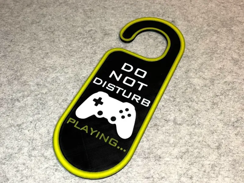 Gaming door hook Do Not Disturb