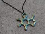 Caffeine Molecule 3D Model-4