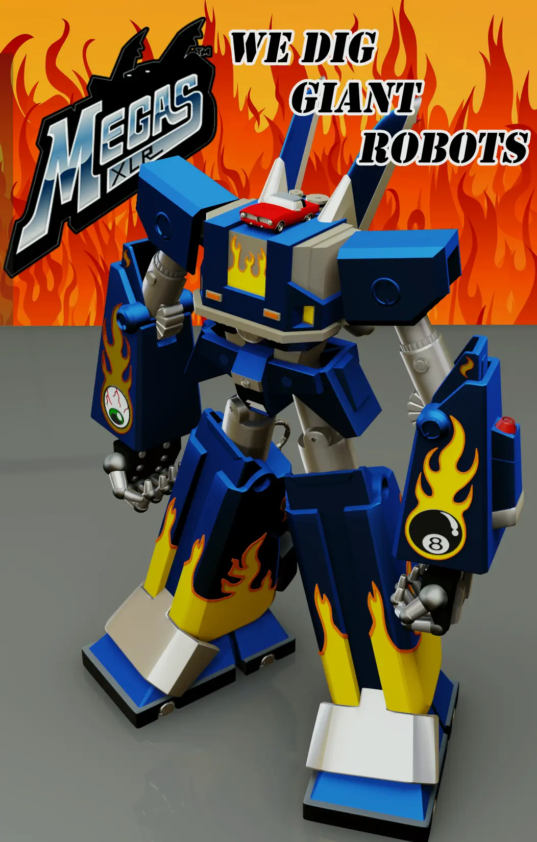 MEGAS XLR WITH 2 TORSO OPTIONS 1/144