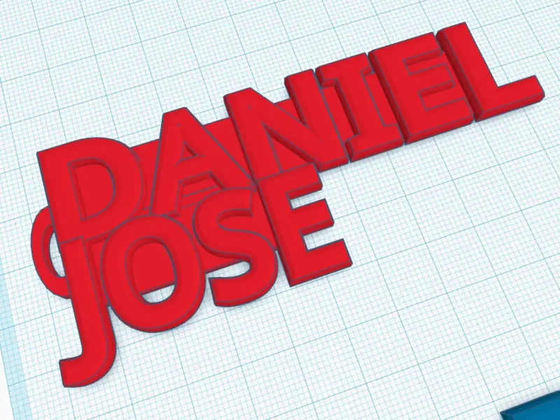 LLAVERO CON NOMBRE DANIEL JOSE