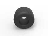Monster Jam tire 31 Scale 1:25-5