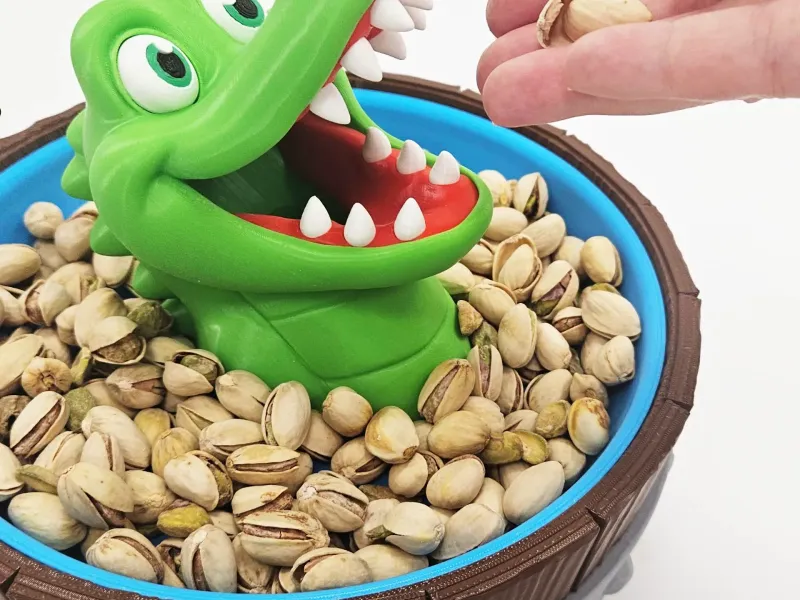 Conjunto de Festa Dino - Tigela de Lanches Croc, seu herói da limpeza