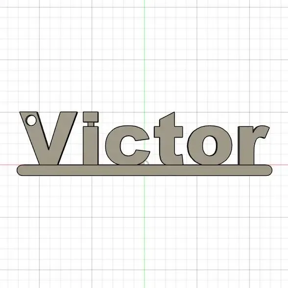 porte clé victor