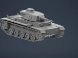 Panzer 4 model tank-1