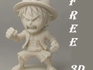 miniature luffy model