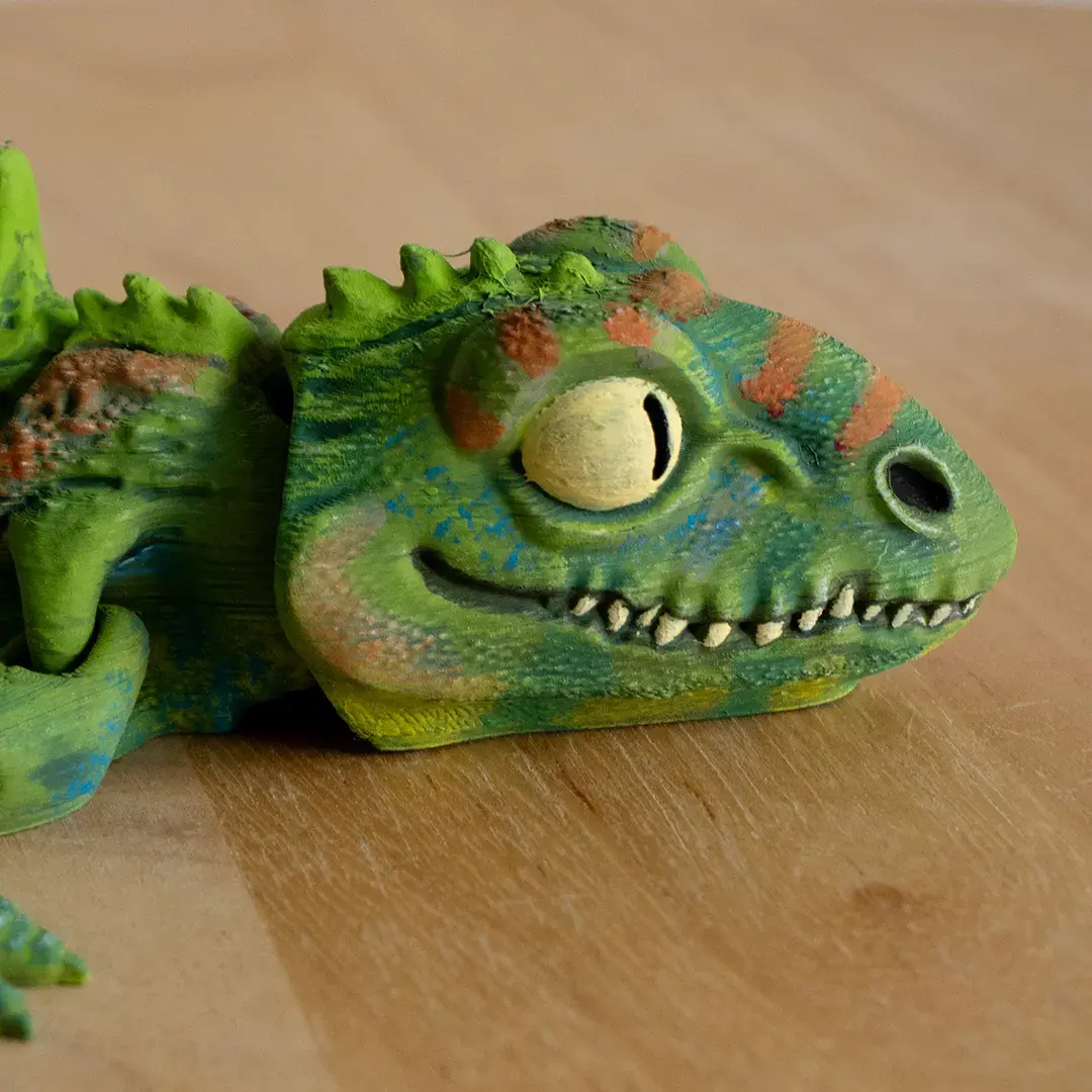 Dimetrodonte articulated flexi dinosaur toy