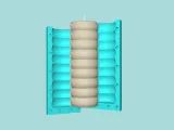 Candle Mold A17 - Molding Maker Wick Template-0