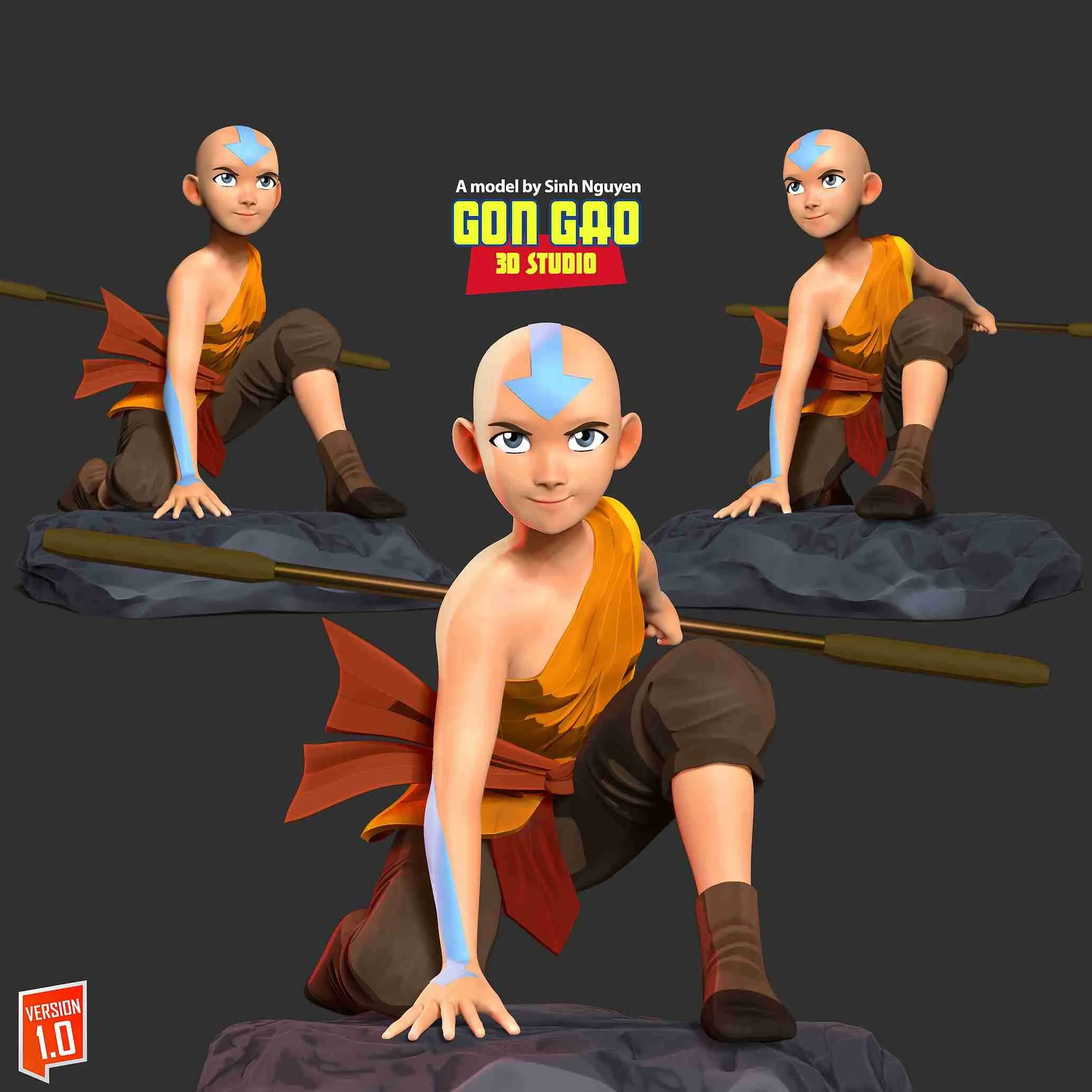 Aang - Avatar Fanart