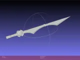 RWBY Penny Floating Array Sword Printable Assembly-4