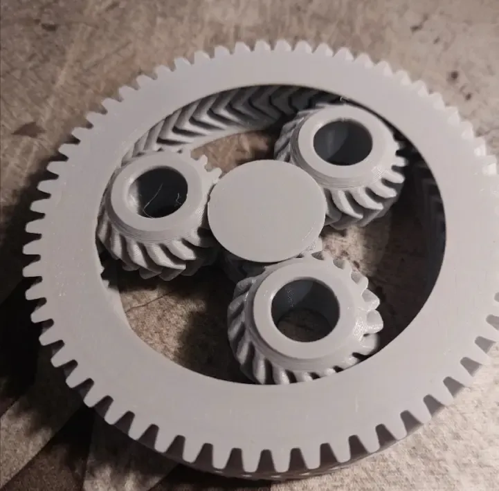 Double planetary gear