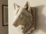 Wolf Head Wall Trophy-4