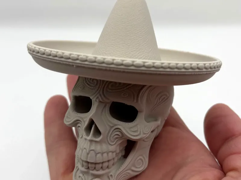 Ornamental Sombrero Skull