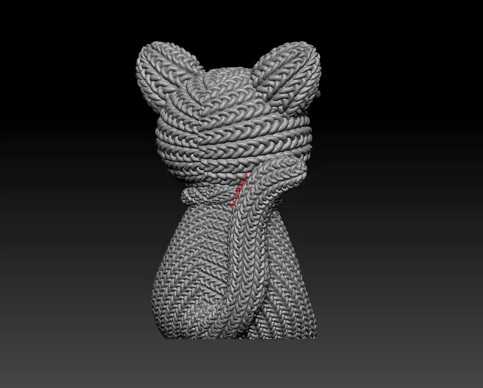 Knitted Cat