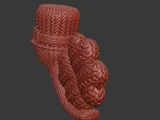 knitted patrick snail (cute)-5