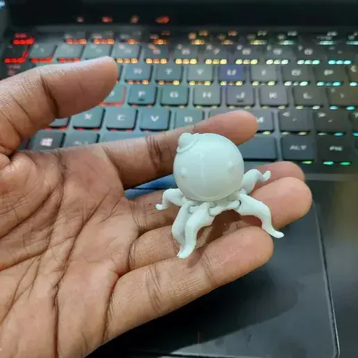 oswald the octopus plus keyring