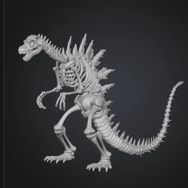 Godzilla Skeleton 