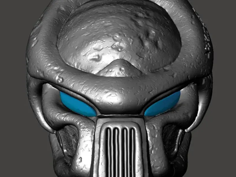 PREDATOR BIOMASK RAM LOST TRIBE WARRIOR HELMET MASK- HI-POLY