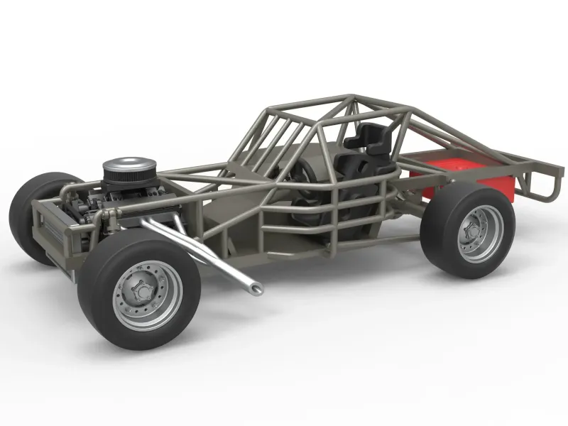 Outlaw Figure 8 Modified stock car Base Scale 1:25
