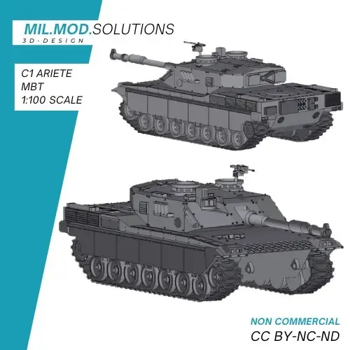 Ariete C1 MBT Italien NATO Tabletop
