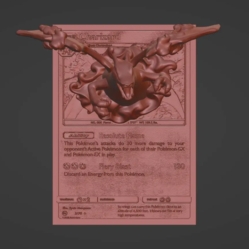 printable pokemon cards charizard Pokemon 1st Edition Charizard Poster Print main image 1