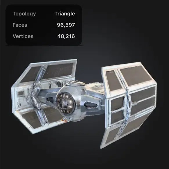 TIE Advanced X-1 Starfighter Darth Vader