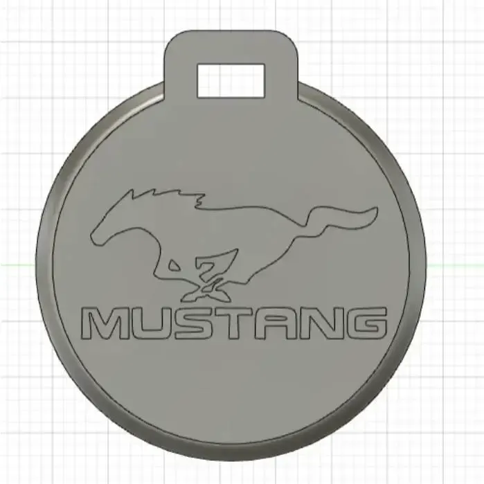 Pendentif porte clé Mustang 3 / Mustang 3 Key ring ornement