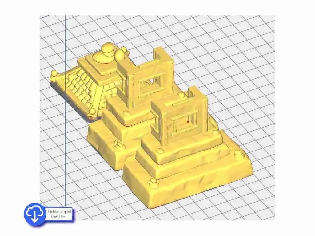 Восточный алтарь 8 - азиатские декорации terrain warhammer wargame