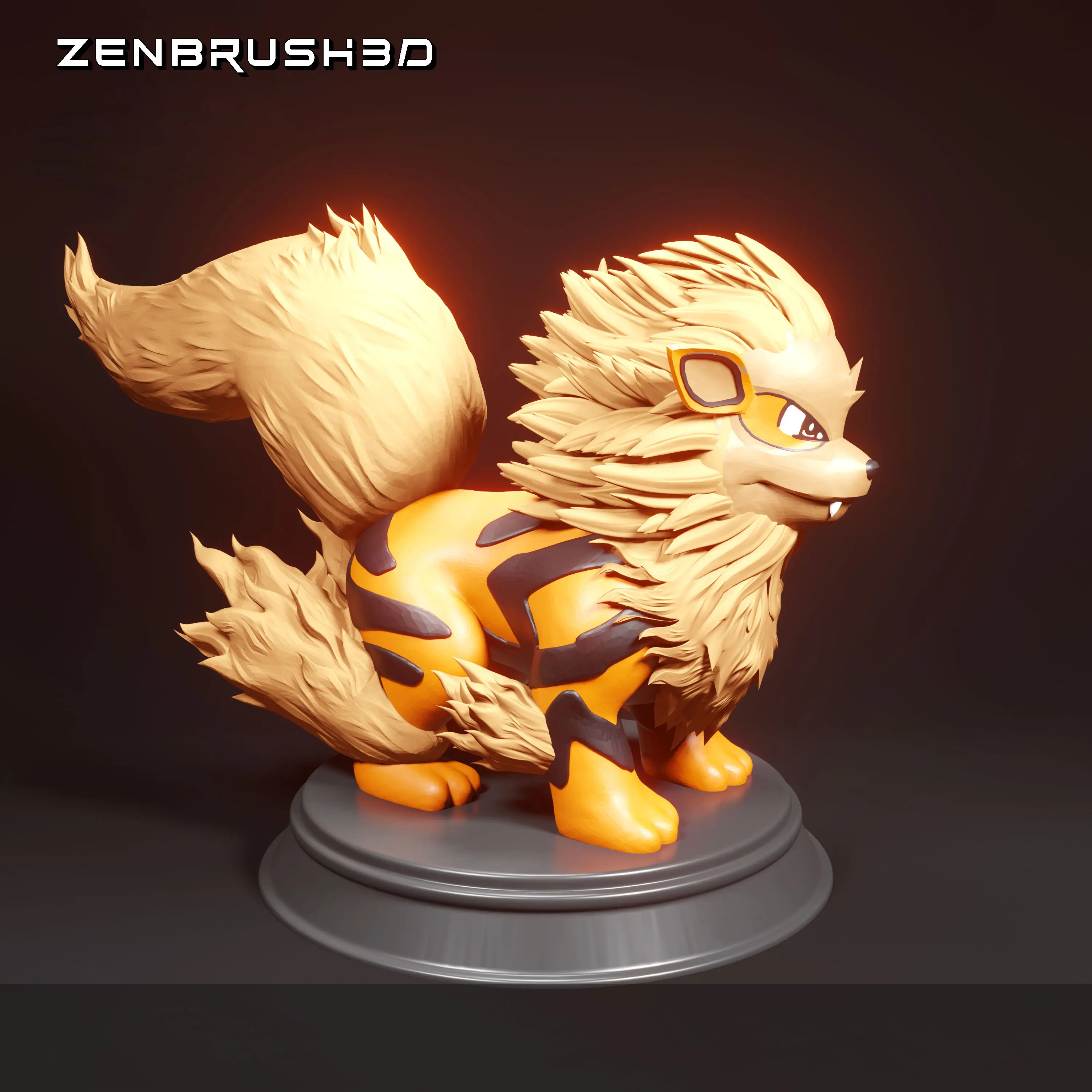 ARCANINE POKEMON - IMPRESIÓN 3D