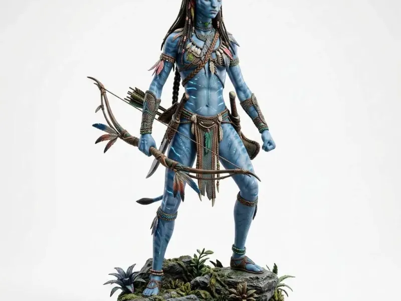 3D figurine of Neytiri from Avatar