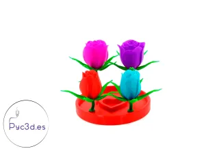 STAND OF ROSES