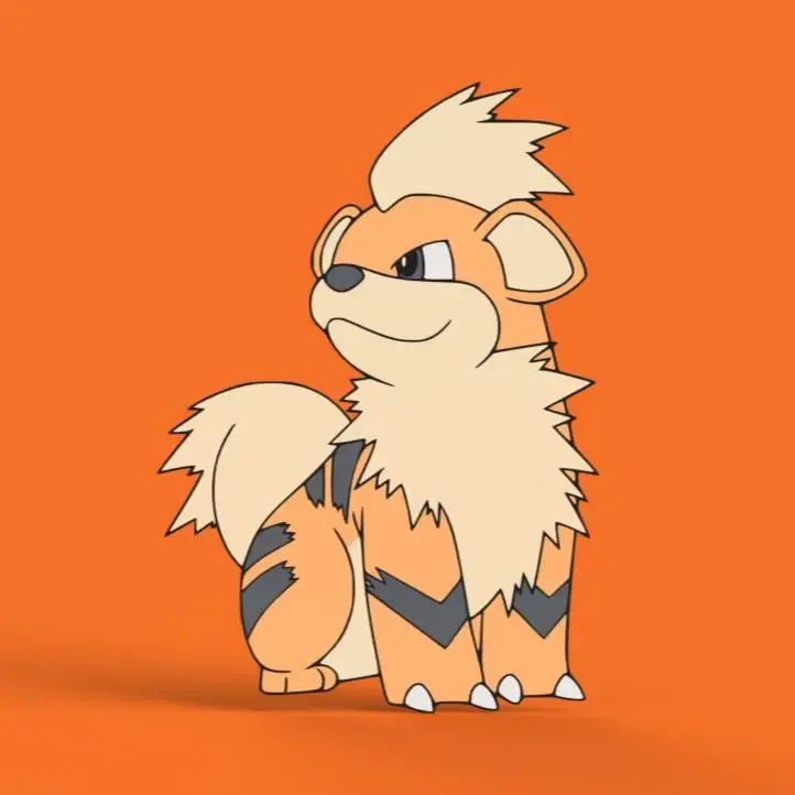 Growlithe Wall Art