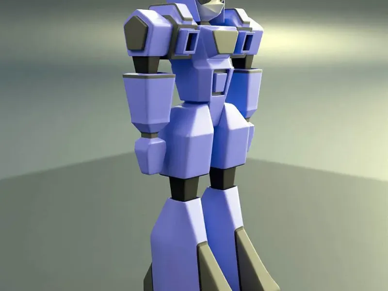 3d printable mecha robot