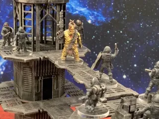 Demon Machine Gunner (32mm scale)