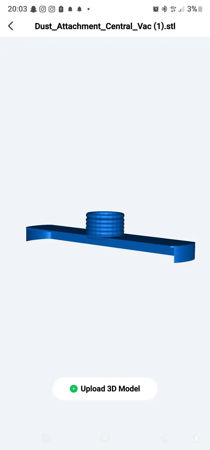 2.attacco polvere per aspiratore da 4" 